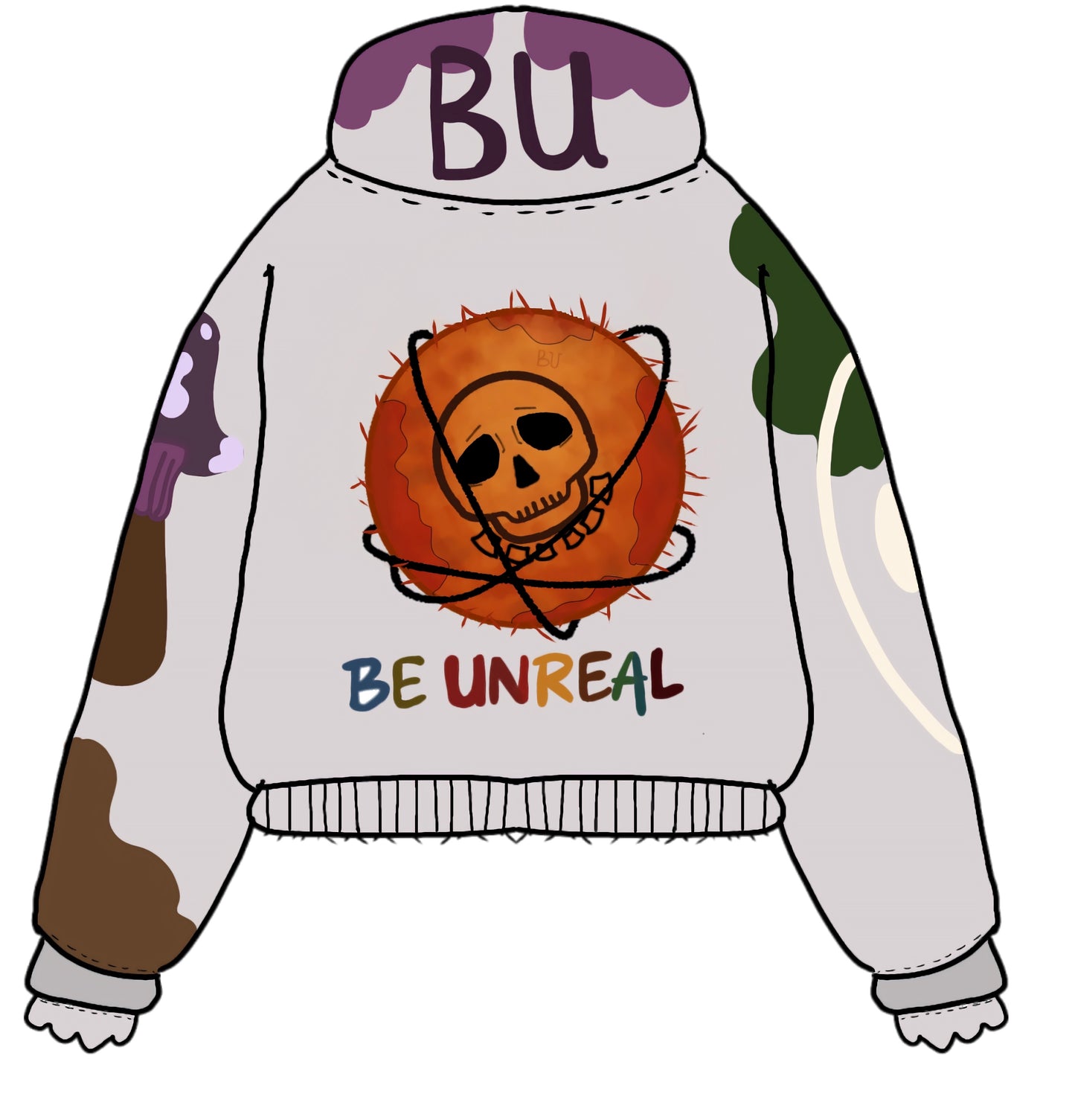 BEUNREAL HOODIE - PREORDER ( NO KANGAROO POCKET)